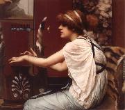 The Muse Erato at Her Lyre John William Godward